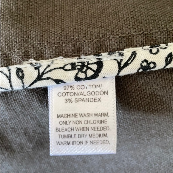 LOFT green military style jacket - Picture 5 of 6